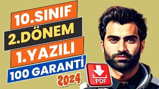 10 SINIF İNGİLİZCE 2 DÖNEM 1 YAZILI SORULARI  YENİ SINAV SİSTEMİ  20232024 [upl. by Hewie]