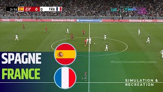 ESPAGNE  FRANCE  EURO 2024 DemiFinale 🏆  ⚽ SimulationDe Jeu video [upl. by Baalman]