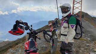 Honda Montesa 4 Ride 3019m Westalpen West Alps Seealpen Col de Sommeiller Fahnenhügel [upl. by Johnathan858]