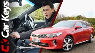 Kia Optima Sportswagon 2017 Review – The Sexiest Family Estate On Sale  Car Keys [upl. by Oehsen]