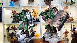 Gladiator Hulk Statue Sideshow Premium Format Unboxing [upl. by Muscolo974]