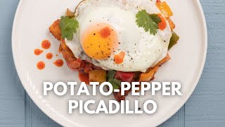 Potato Pepper Picadillo [upl. by Lenno]