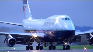 British Airways Landor Boeing 747 GBNLY Final ever landing at Dunsfold Aerodrome  051220 [upl. by Golanka856]