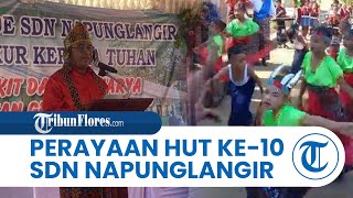 HUT ke10 SDN Napunglangir Ini Pesan Kepsek Benediktus Bensi [upl. by Nnyrb]