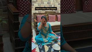 Hack to clean dirty carpets clean home carpetcleaning shortvideo [upl. by Janyte]