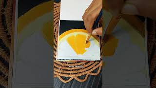 Orange slice painting [upl. by Rhodes]