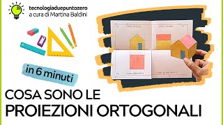 Disegno Tecnico Capire le Proiezioni Ortogonali in 6 minuti [upl. by Pampuch162]