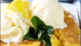 Super Simple Lemon Cream Cheese Dump Cake Easy Recipe Tutorial [upl. by Magocsi]