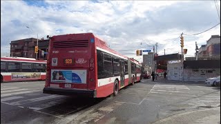 TTC 929 Dufferin Express Bus Ride 9150 from Wilson Stn to Dufferin Stn February 7th 2024 [upl. by Mahau]