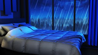 Sleep Sounds Rain No Thunder 🌧️ Rainstorm White Noise 10 Hours [upl. by Sirroned]