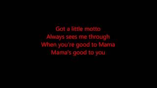 When Youre Good To Mama Karaoke  Instrumental Chicago [upl. by Darcee]