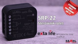 SRP22  Radiowy Sterownik Rolet Dopuszkowy  ZAMEL  EXTA LIFE [upl. by Oloap]