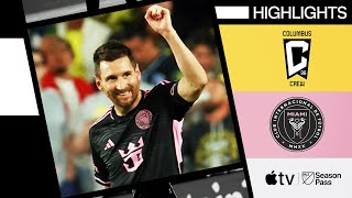 Columbus Crew vs Inter Miami CF  2024 Supporters Shield Clinched  Full Match Highlights [upl. by Oesile]