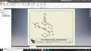 Make A Presentation Exploded View Drawing amp Parts Table in Inventor [upl. by Voltz]