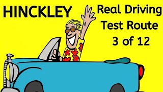 Hinckley Driving Test Route  Real Test Route  Full Commentary drivingtestwizard2569 [upl. by Ennaehr]