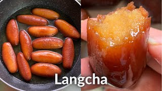 Langcha recipe  langcha misti recipe  langcha recipe without milk powder  bengali sweet recipe [upl. by Armbruster]