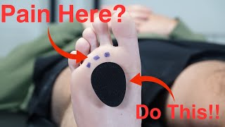 Metatarsal Pad Correct Placement [upl. by Elaval]