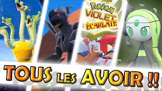 32 LOCALISATIONS  MÉTHODES LÉGENDAIRES amp FABULEUX   TUTO DLC2 sur POKÉMON ÉCARLATE amp VIOLET [upl. by Aserehc]