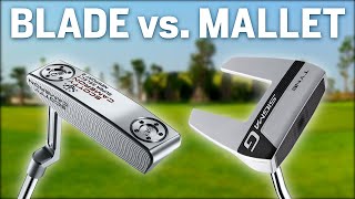 DIFFERENCE BETWEEN BLADE AND MALLET PUTTER [upl. by Eelrahc]