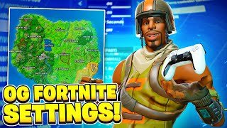 NEW BEST Controller Aimbot Settings For Fortnite Chapter 1 Season OG PS4PS5XBOXPC [upl. by Alidus]