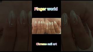 Chrome nail art [upl. by Bronk]