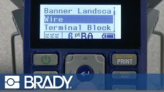 Making a Wire Marker with the Brady BMP21 Label Printer [upl. by Melina]