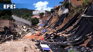 Alcalde de Tegucigalpa afirma que el 60  de los habitantes de la ciudad vive en zonas de riesgo [upl. by Territus]