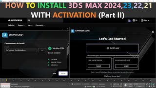 Install 3ds Max 2024  23  22  21 Free Activation [upl. by Ocirderf]