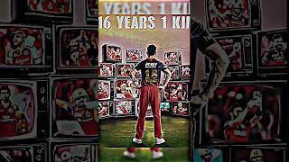 King Kohli Completed 16 Years In RCB ❤ shorts shortvideo [upl. by Rot610]