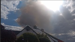 Großbrand in Saal an der Donau Landkreis Kelheim [upl. by Elianore]