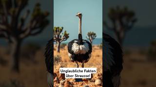 Unglaubliche Fakten über Strauße tiere shorts facts fakten newvideo wildlife wissen strauss [upl. by Tdnaltroc]