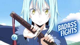 Top 10 Best Fights of That Time I Got Reincarnated As A Slime  Top Fights of Season 1 and 2 [upl. by Valdemar]