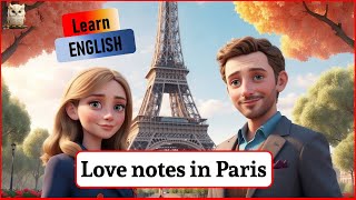 Improve your English skills  Listening Reading and Speaking with quotLove Notes in Parisquot [upl. by Alakam]