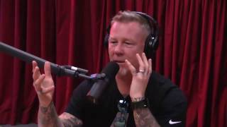 James Hetfield Discusses Getting Sober from Joe Rogan Experience 887 [upl. by Arot7]