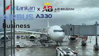 🇫🇷 Paris CDG  Colombo CMB 🇱🇰 BUSINESS  Air Belgium A330200 FULL FLIGHT REPORT [upl. by Ainahpets]