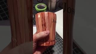 Wood grain tumbler [upl. by Anatlus]