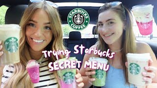 Trying Starbucks SECRET MENU from TikTok SOUR CANDY 😱 [upl. by Brahear]