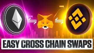 How to Bridge BNB to ETH  Cross Chain Swaps with Meta Mask Wallet [upl. by Ardnosal]