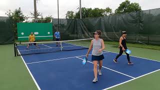 Misty Morgans vs Drowsy Dudes Pickleball at Dawn Friday morning pickleball 7524 GX011454c [upl. by Becka556]