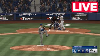 🔴LIVE NOW Los Angeles Dodgers vs New York Yankees  World Series Oct 28 2024  MLB 24 EN VIVO [upl. by Sueahccaz49]