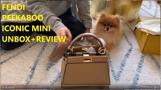 FENDI PEEKABOO ICONIC MINI UNBOXREVIEW [upl. by Teddie]