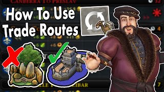 Civ VI The Ultimate Guide to Trade Routes [upl. by Neyr155]