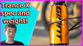 2022 Giant Trance X 29er 2 First Look and Weight [upl. by Ilsel957]