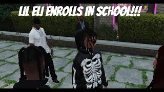 LIL ELI ENROLLS IN SCHOOL  GTA V RP  DEUCE WORLD V4 [upl. by Aires]