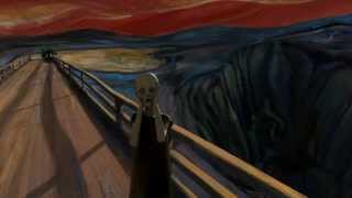 Edvard Munchs 3D The Scream Animation [upl. by Tacy]