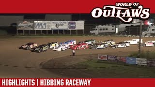 World of Outlaws Craftsman Late Models Hibbing Raceway July 13 2017  HIGHLIGHTS [upl. by Ozen884]