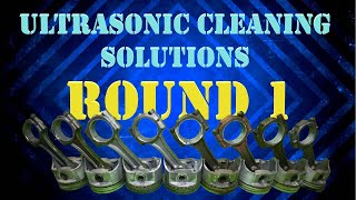 Round 1 Ultrasonic Cleaner Showdown Cheap vs Expensive Alternative Solvents  Solutions [upl. by Enimsaj164]