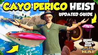 UPDATED 2024 GTA 5 Online SOLO ELITE Cayo Perico Heist Guide Setups  Stealth ELITE Finale [upl. by Eekorehc]