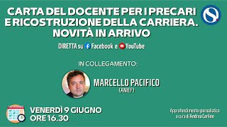 Carta del docente per i precari e ricostruzione della carriera novità in arrivo [upl. by Anuahsed]