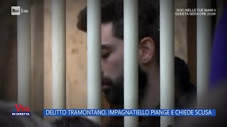 Delitto Tramontano Impagnatiello piange e chiede scusa  La vita in diretta 18012024 [upl. by Rebhun]